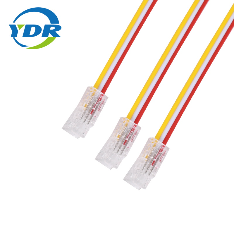 3 kredsløb 10 mm Bredde Quick Plug Til 5050 Dobbelt farve LED Strip Connector Loddefri